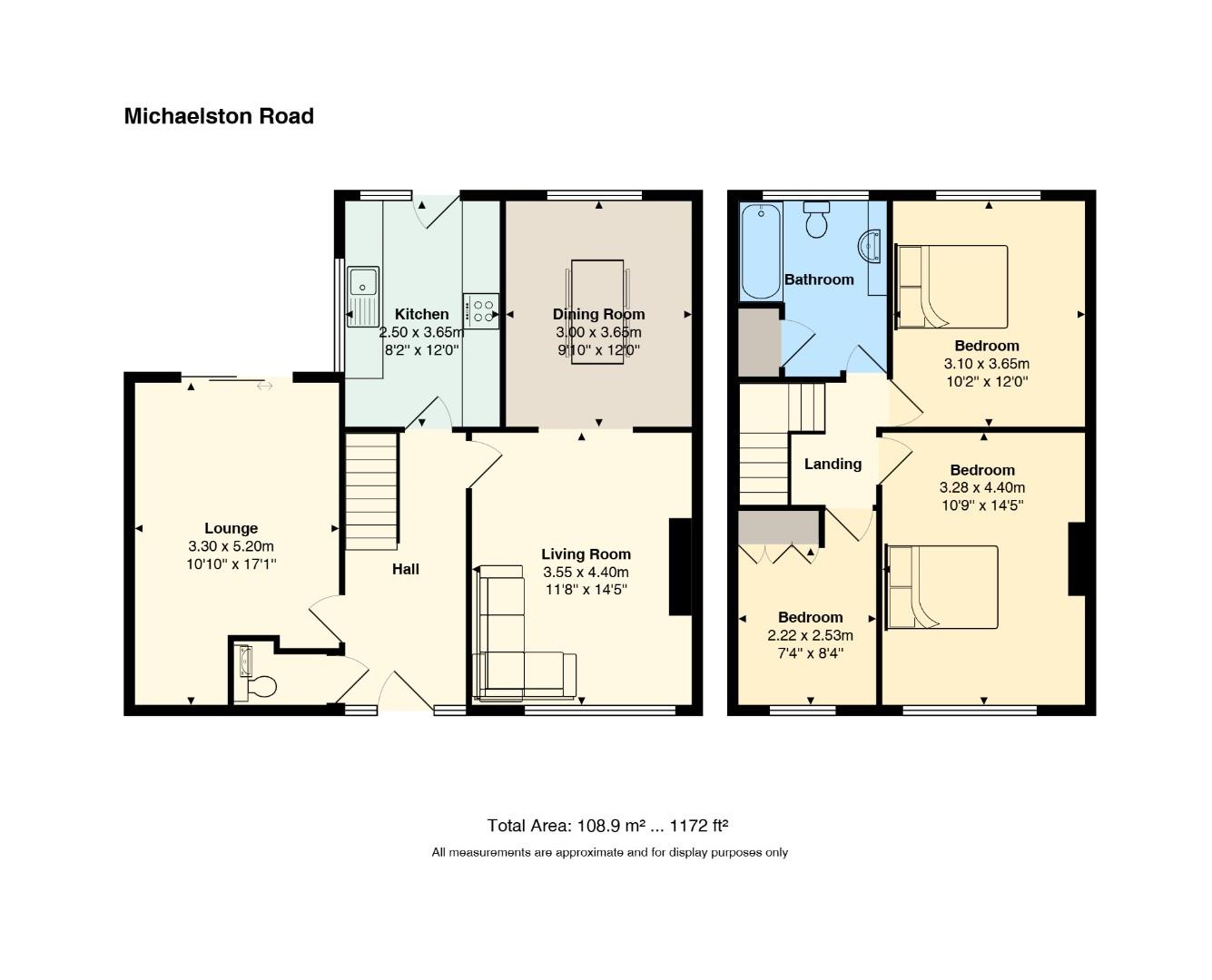 Floorplan for Michaelston Road, Culverhouse Cross, Cardiff